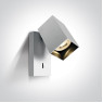 Спот с ключ One Light 65105NBA/W WHITE SQUARE SPOT WHITE