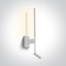 LED аплик One Light 65144/W/W 9W 3000K WHITE READING WALL LAMP