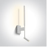 One Light 65144/W/W 9W 3000K WHITE READING WALL LAMP