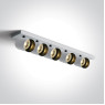 ONE LIGHT 65505N/W RETRO ROUND SPOT WHITE