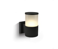One Light 67094/B BLACK IP54 FACADE WALL LAMP