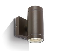 Фасаден аплик One Light 67130/BR BROWN IP54 CYLINDER FACADE WALL LAMP