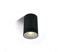 One Light 67130C/B BLACK IP54 CYLINDER SURFACE MOUNTING LAMP