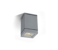One Light 67130D/G GREY IP54 CUBE SURFACE MOUNTING LAMP