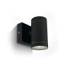 Фасаден аплик One Light 67130E/B BLACK IP54 CYLINDER FACADE WALL LAMP