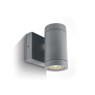 One Light 67130E/G GREY IP54 CYLINDER FACADE WALL LAMP