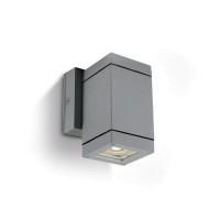 Фасаден аплик One Light 67130F/G GREY IP54 CUBE FACADE WALL LAMP