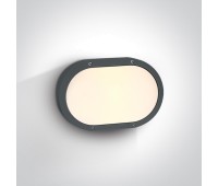 Фасаден плафон One Light 67204B/AN ANTHRACITE OVAL IP54