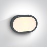 One Light 67204B/AN ANTHRACITE OVAL IP54