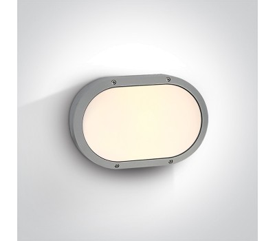 One Light 67204B/G GREY OVAL IP54