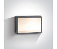 Фасаден плафон One Light 67208B/AN ANTHRACITE RECTANGULAR IP54