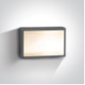 One Light 67208B/AN ANTHRACITE RECTANGULAR IP54