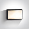 One Light 67208B/B BLACK RECTANGULAR IP54