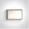 One Light 67208B/G GREY RECTANGULAR IP54