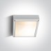 One Light 67210/W WHITE SQUARE IP54