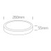 LED фасаден плафон One Light 67220A/W/V 18W CCT 3000K -4000K - 6000K WHITE ROUND FACADE CEILING LAMP IP65