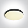 LED фасаден плафон One Light 67220A/B/V 18W CCT 3000K -4000K - 6000K BLACK ROUND FACADE CEILING LAMP IP65