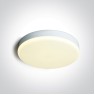 LED фасаден плафон One Light 67220A/W/V 18W CCT 3000K -4000K - 6000K WHITE ROUND FACADE CEILING LAMP IP65