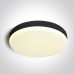 LED фасаден плафон One Light 67220B/B/V 35W CCT 3000K -4000K - 6000K BLACK ROUND FACADE CEILING LAMP IP65