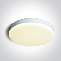 LED фасаден плафон One Light 67220B/W/V 35W CCT 3000K -4000K - 6000K WHITE ROUND FACADE CEILING LAMP IP65