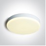 One Light 67220B/W/V 35W CCT 3000K -4000K - 6000K WHITE ROUND FACADE CEILING LAMP IP65