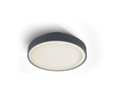 One Light 67280EA/AN ANTHRACITE IP65 ROUND FACADE CEILING LAMP