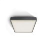 One Light 67282E/AN ANTHRACITE IP65 SQUARE FACADE CEILING LAMP