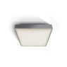 One Light 67282E/G GREY IP65 SQUARE FACADE CEILING LAMP