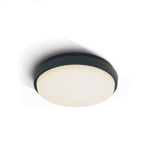 One Light 67362/AN/W 20W 3000K IP54 ROUND FACADE CEILING LAMP