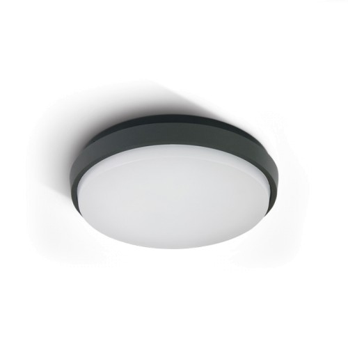 One Light 67363/AN/W 30W 3000K IP54 ROUND FACADE CEILING LAMP