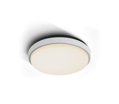 One Light 67363/W/W 30W 3000K IP54 ROUND FACADE CEILING LAMP