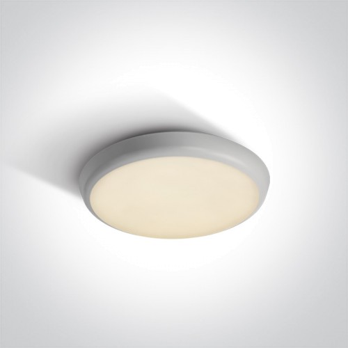 One Light 67366/W/V 12W CCT IP54 ROUND FACADE CEILING LAMP