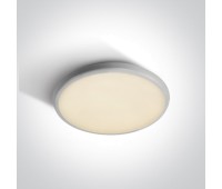 LED фасаден плафон One Light 67368/W/C 18W 4000K IP54 ROUND FACADE CEILING LAMP