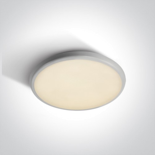 LED фасаден плафон One Light 67368/W/W 18W 3000K IP54 ROUND FACADE CEILING LAMP