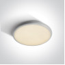 LED фасаден плафон One Light 67368/W/C 18W 4000K IP54 ROUND FACADE CEILING LAMP