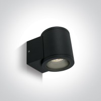 Фасаден аплик One Light 67400A/B BLACK IP54 CYLINDER FACADE WALL LAMP