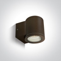 Фасаден аплик One Light 67400A/BR BROWN IP54 CYLINDER FACADE WALL LAMP