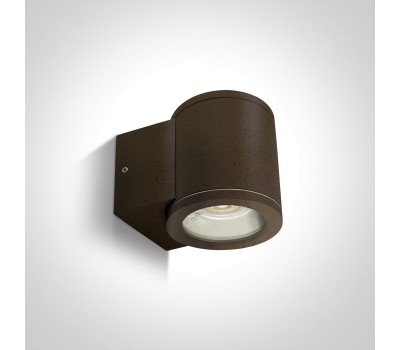 Фасаден аплик One Light 67400A/BR BROWN IP54 CYLINDER FACADE WALL LAMP