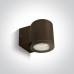 Фасаден аплик One Light 67400A/BR BROWN IP54 CYLINDER FACADE WALL LAMP