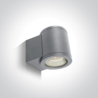 Фасаден аплик One Light 67400A/G GREY IP54 CYLINDER FACADE WALL LAMP