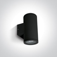 Фасаден аплик One Light 67400B/B BLACK IP54 CYLINDER FACADE WALL LAMP