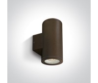 Фасаден аплик One Light 67400B/BR BROWN IP54 CYLINDER FACADE WALL LAMP