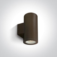Фасаден аплик One Light 67400B/BR BROWN IP54 CYLINDER FACADE WALL LAMP