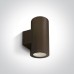 Фасаден аплик One Light 67400B/BR BROWN IP54 CYLINDER FACADE WALL LAMP