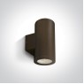 Фасаден аплик One Light 67400B/BR BROWN IP54 CYLINDER FACADE WALL LAMP