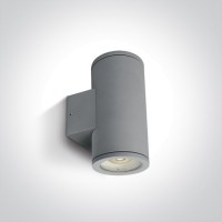 Фасаден аплик One Light 67400B/G GREY IP54 CYLINDER FACADE WALL LAMP
