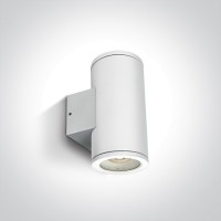 Фасаден аплик One Light 67400B/W WHITE IP54 CYLINDER FACADE WALL LAMP