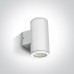 Фасаден аплик One Light 67400B/W WHITE IP54 CYLINDER FACADE WALL LAMP