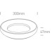 LED плафон One Light 67402/B/W 25W 3000K ROUND LED CEILING LAMP