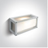 Фасаден аплик One Light 67420/W WHITE RECTANGULAR WALL LAMP IP54